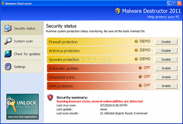 Malware and Virus Destructor